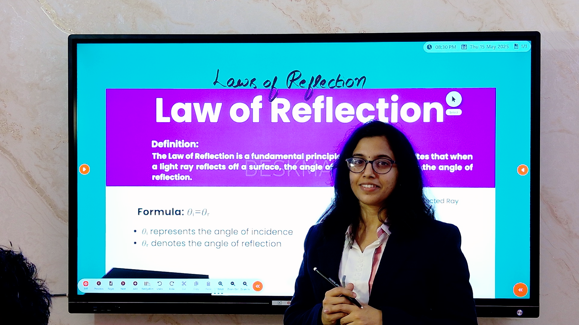 Physics Teacher making Laws of Reflection super easy and fun for students!